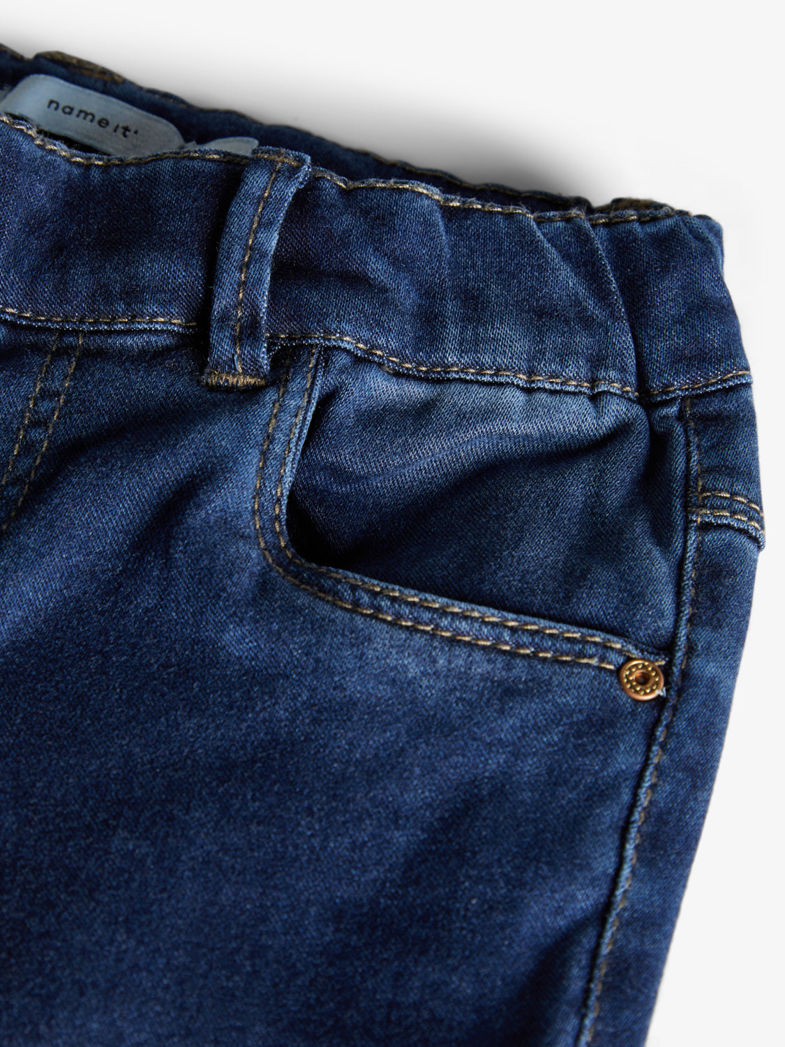 NKFPOLLY Jeans - Dark Blue Denim
